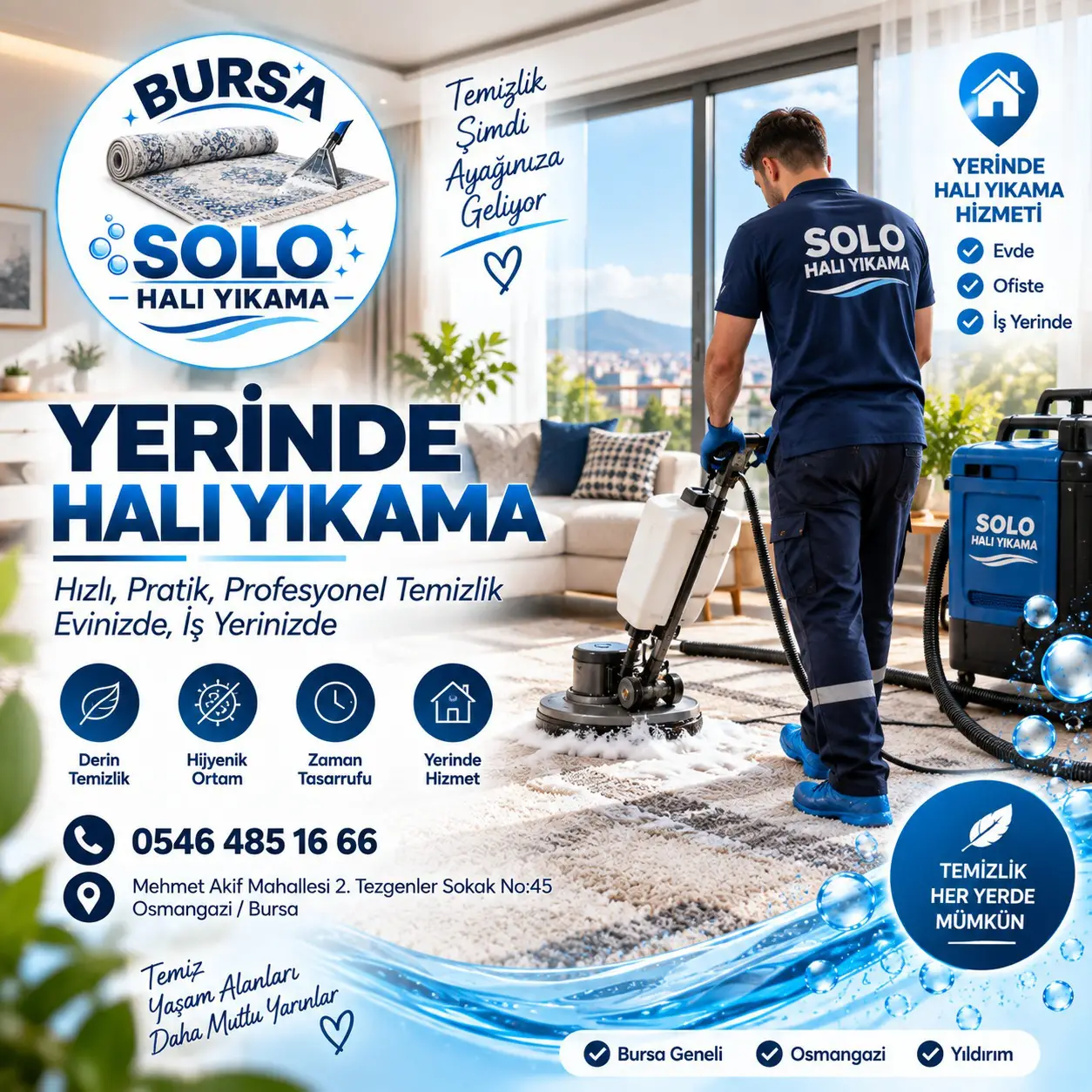 Yerinde Halı Yıkama