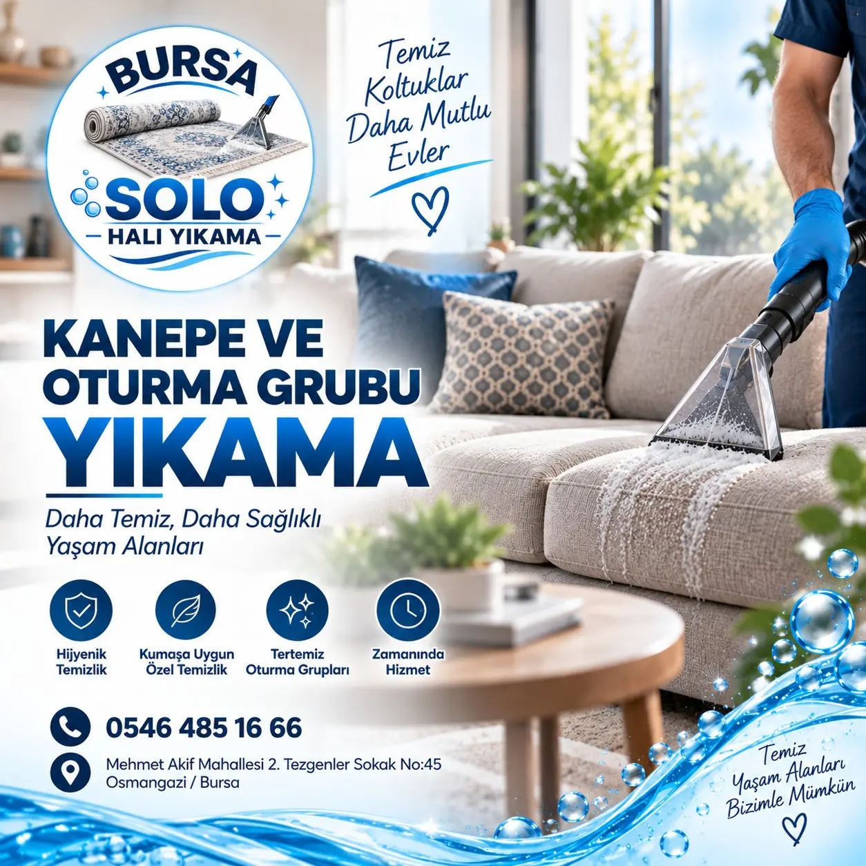 Kanepe ve Oturma Grubu Yıkama