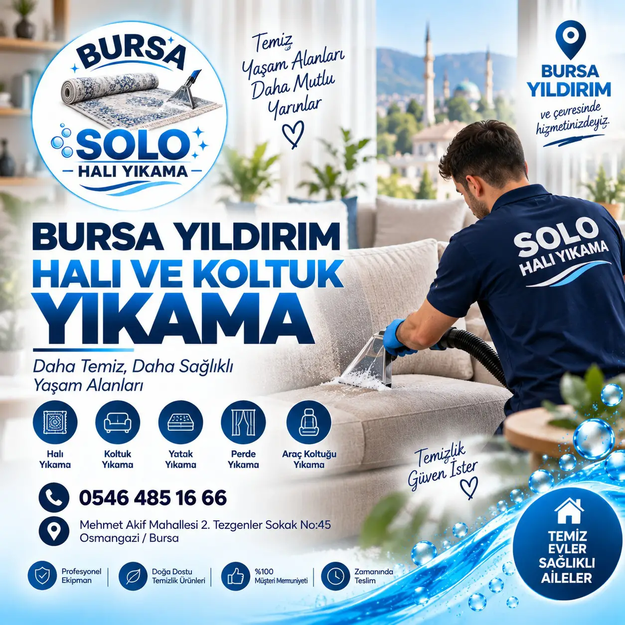 Bursa Yıldırım Halı ve Koltuk Yıkama
